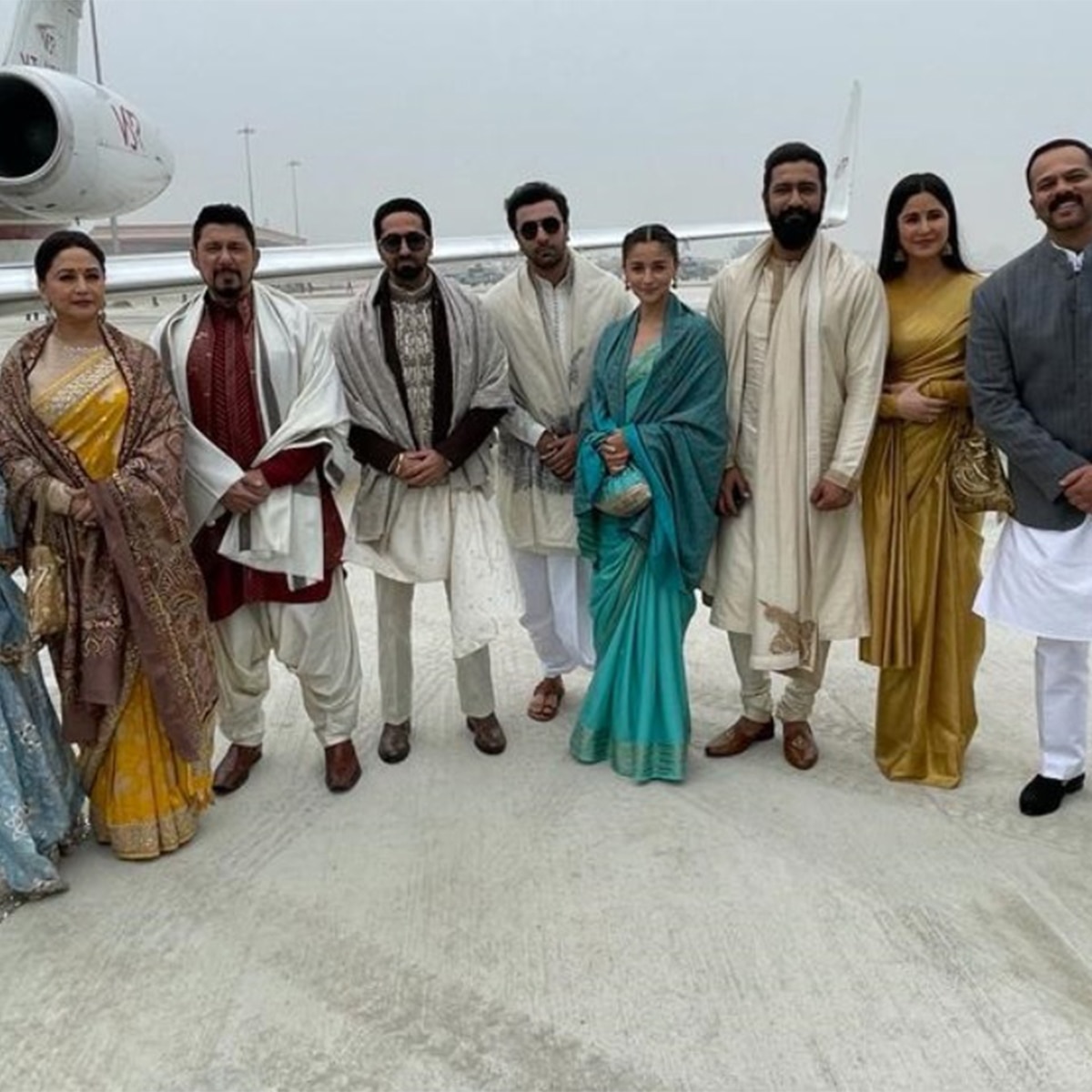 आलिया भट्ट, रणबीर कपूर, विक्की कौशल, कटरीना कैफ, रोहित शेट्टी 