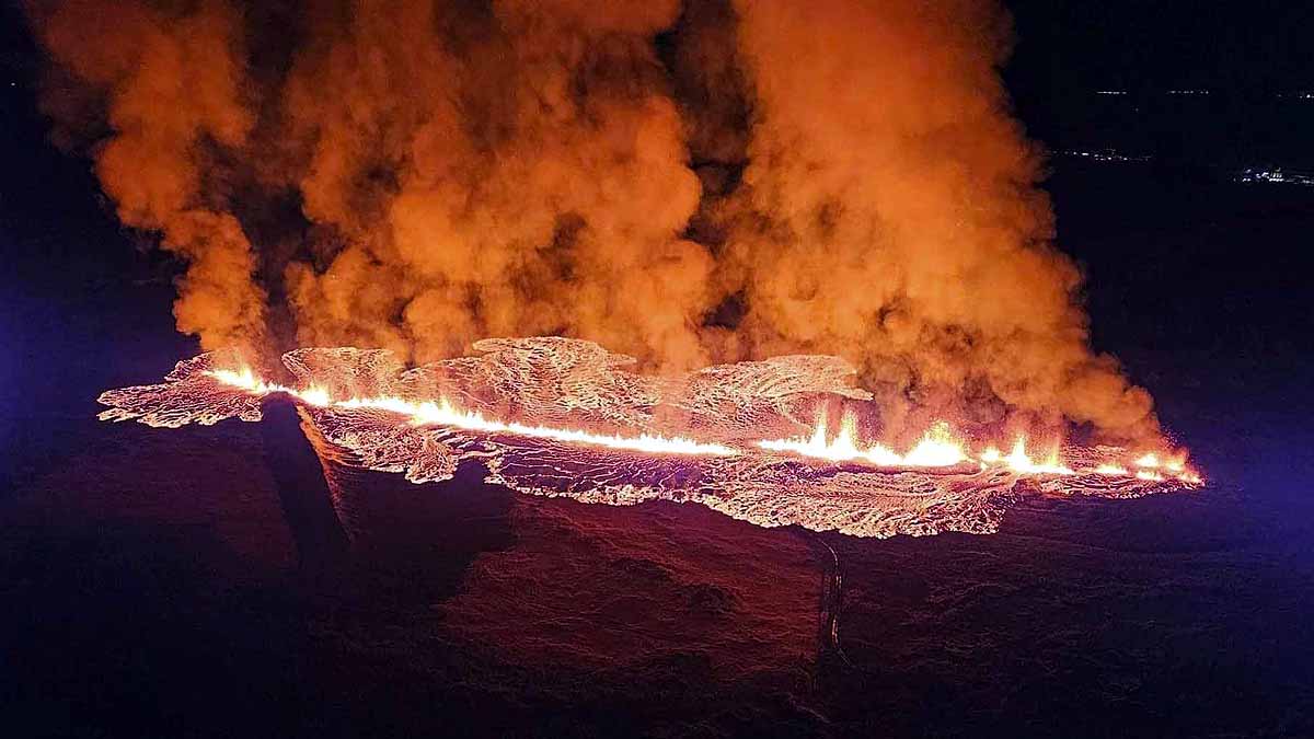 Iceland Volcano Lava
