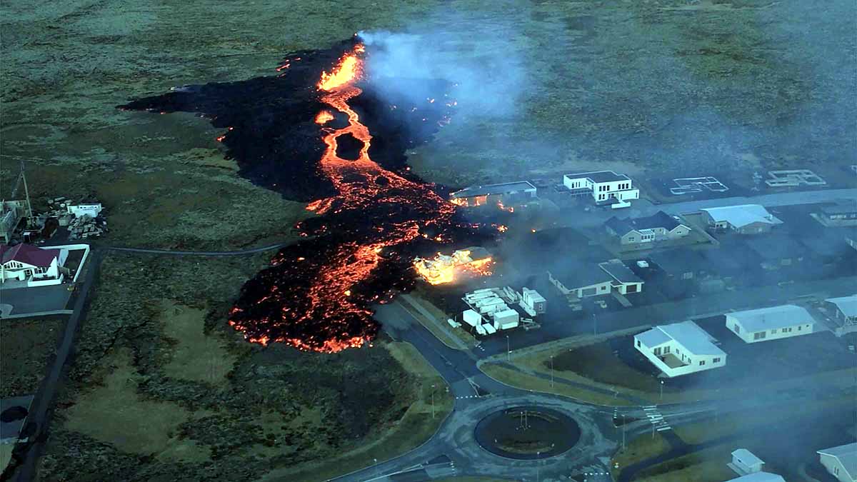 Iceland Volcano Lava