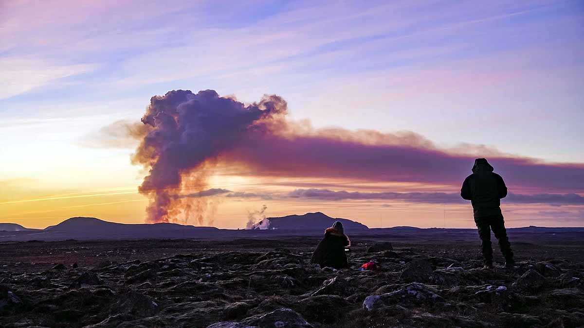 Iceland Volcano Lava