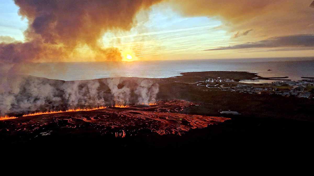 Iceland Volcano Lava