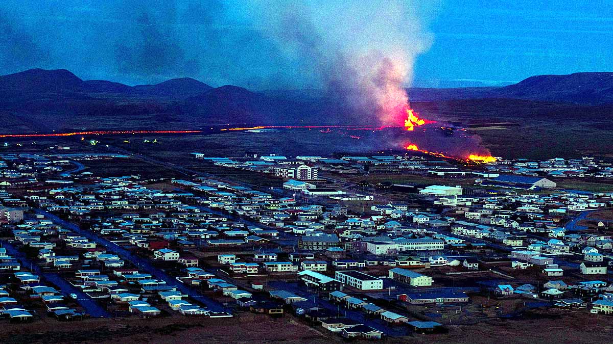 Iceland Volcano Lava