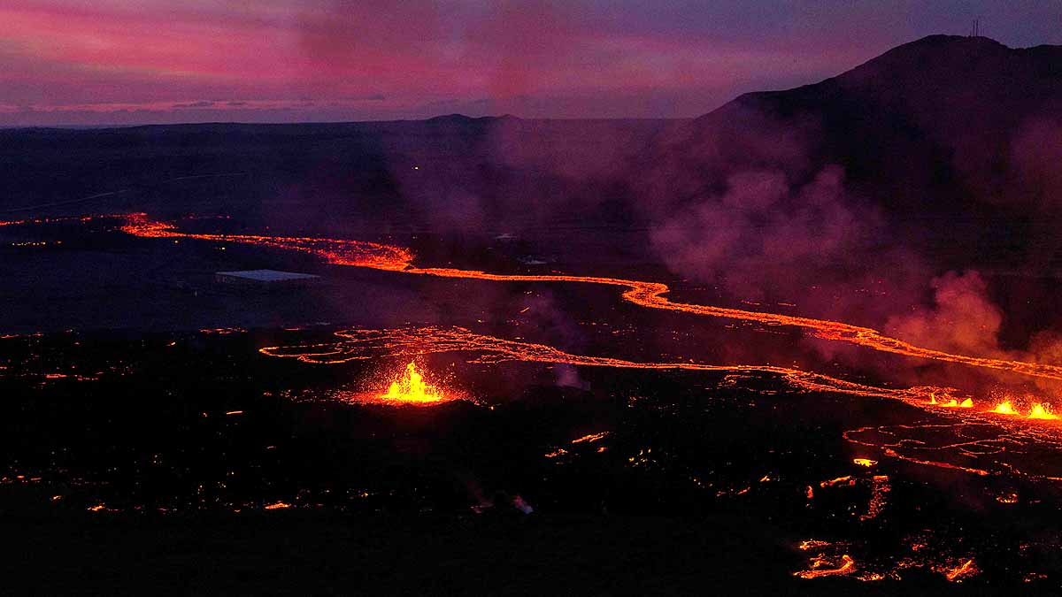 Iceland Volcano Lava