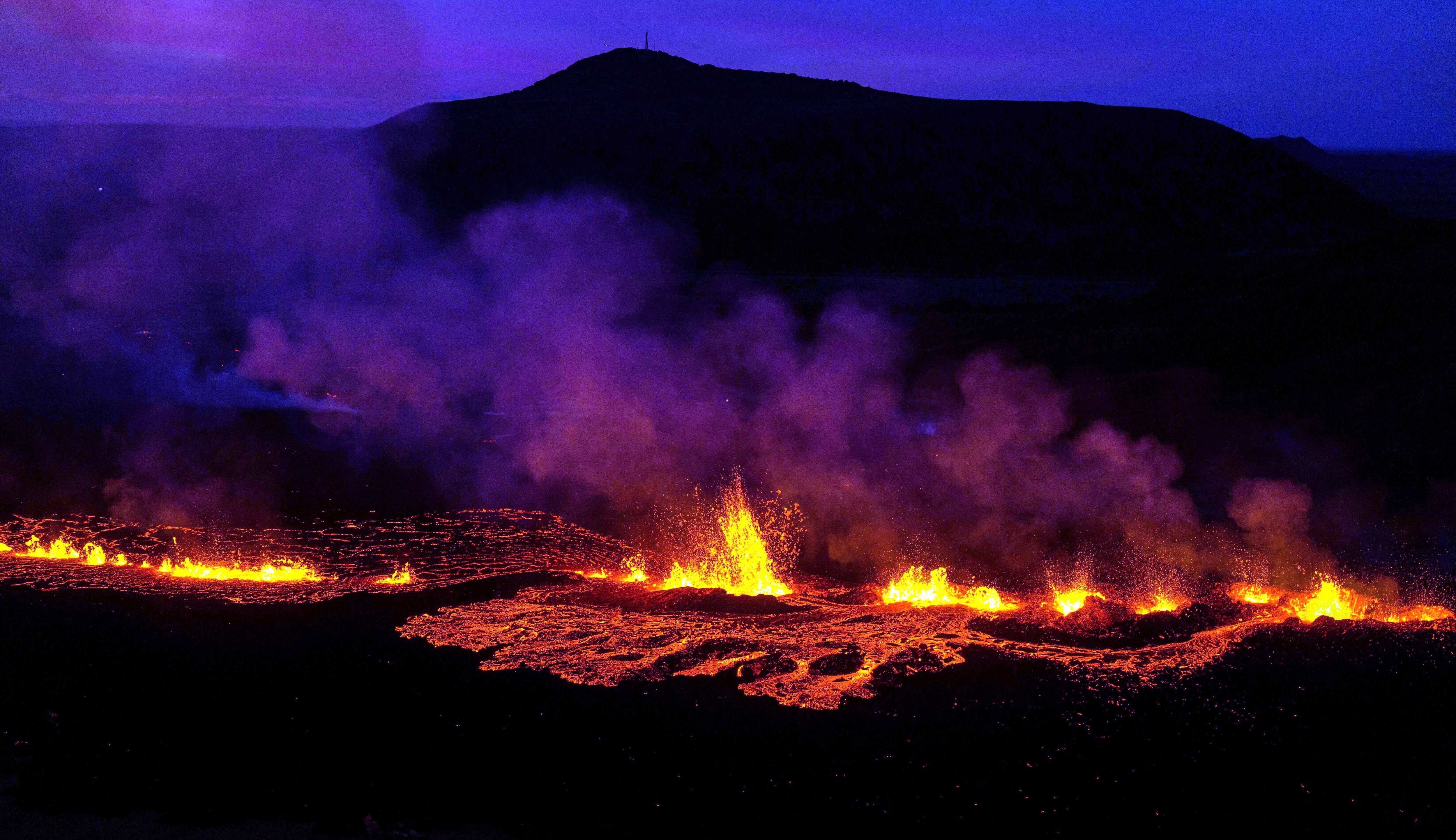 Iceland Volcano Lava