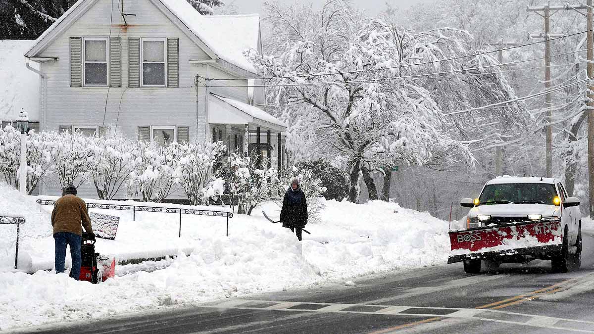 First Winter Storm In US
