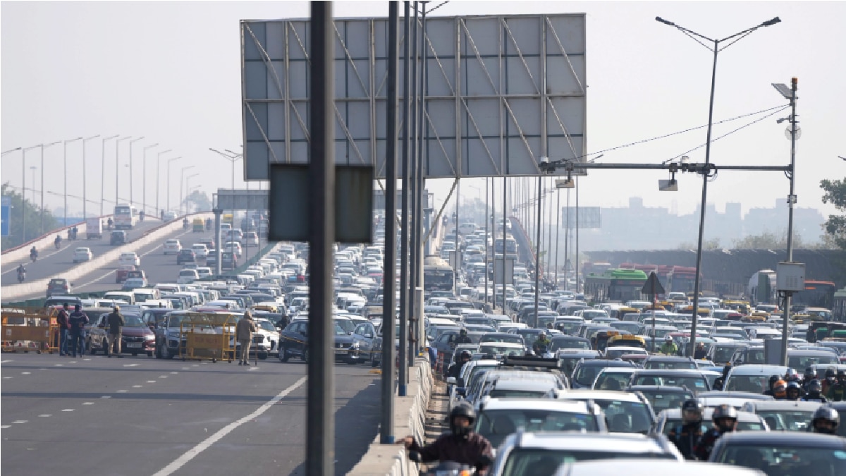 Traffic Jam in Noida