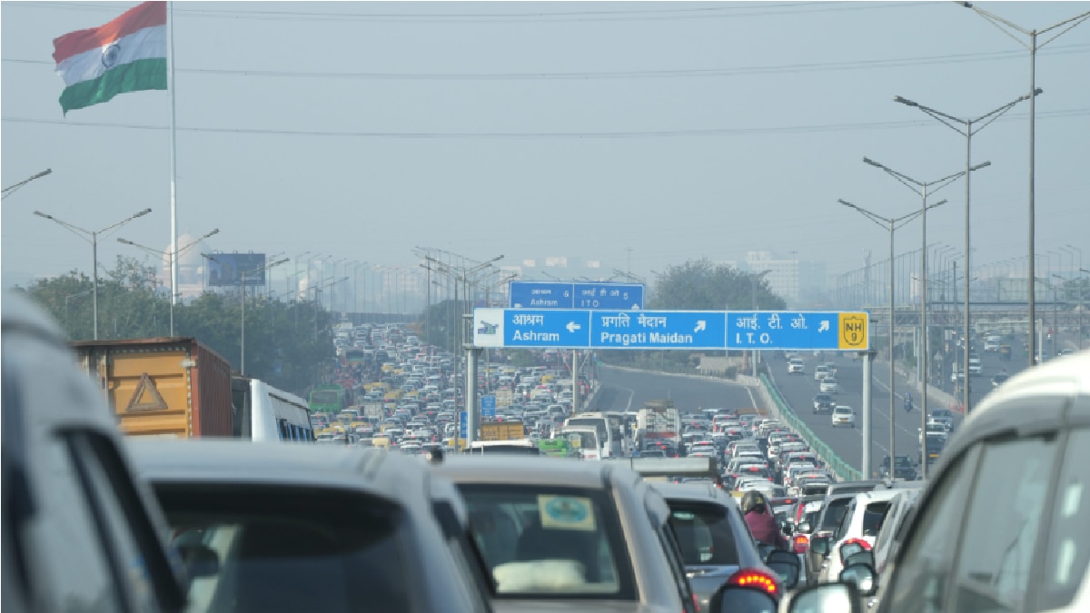 Traffic Jam situation in Noida