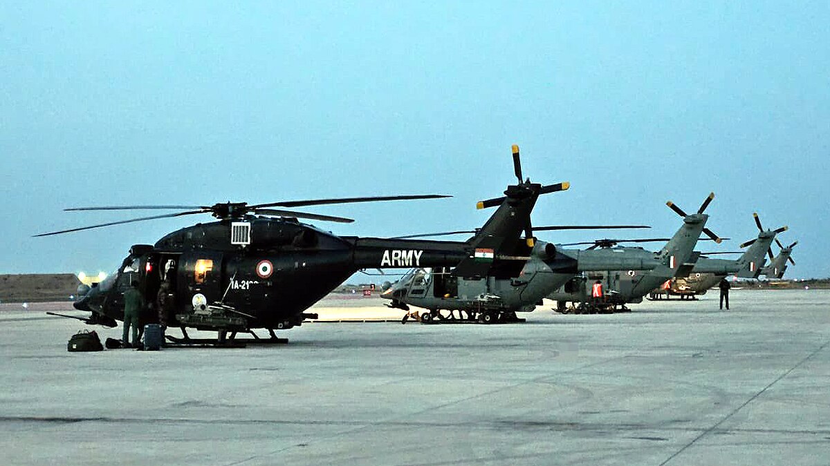 Vayushakti 2024 Rudra Helicopter