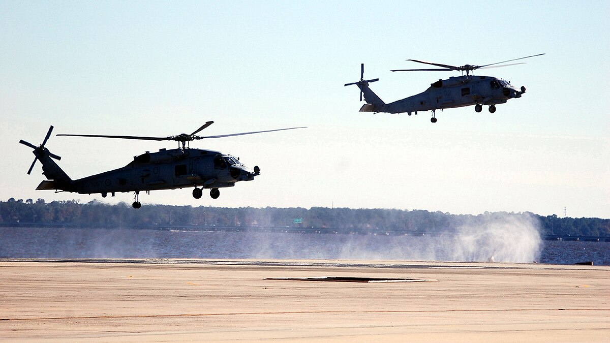 Indian Navy Romeo Helicopter