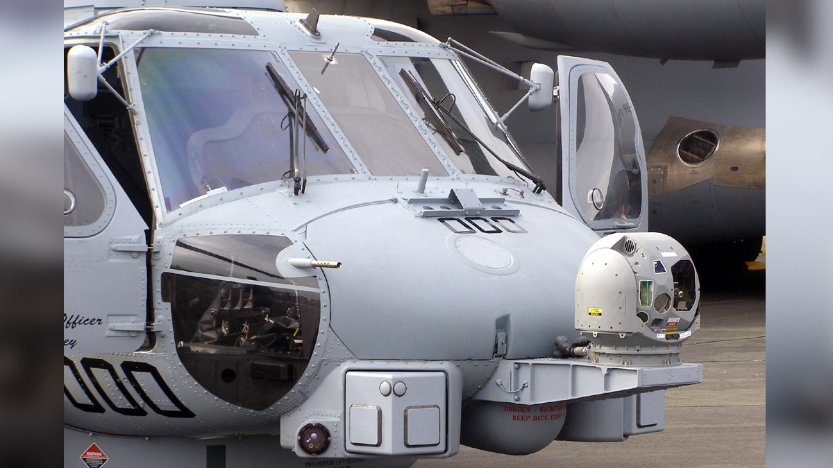 Indian Navy Romeo Helicopter