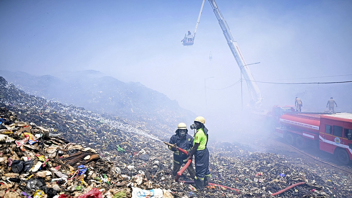 Garbage Dump Rising Temperature