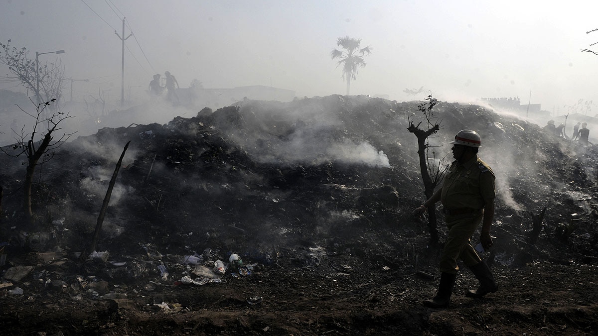 Garbage Dump Rising Temperature