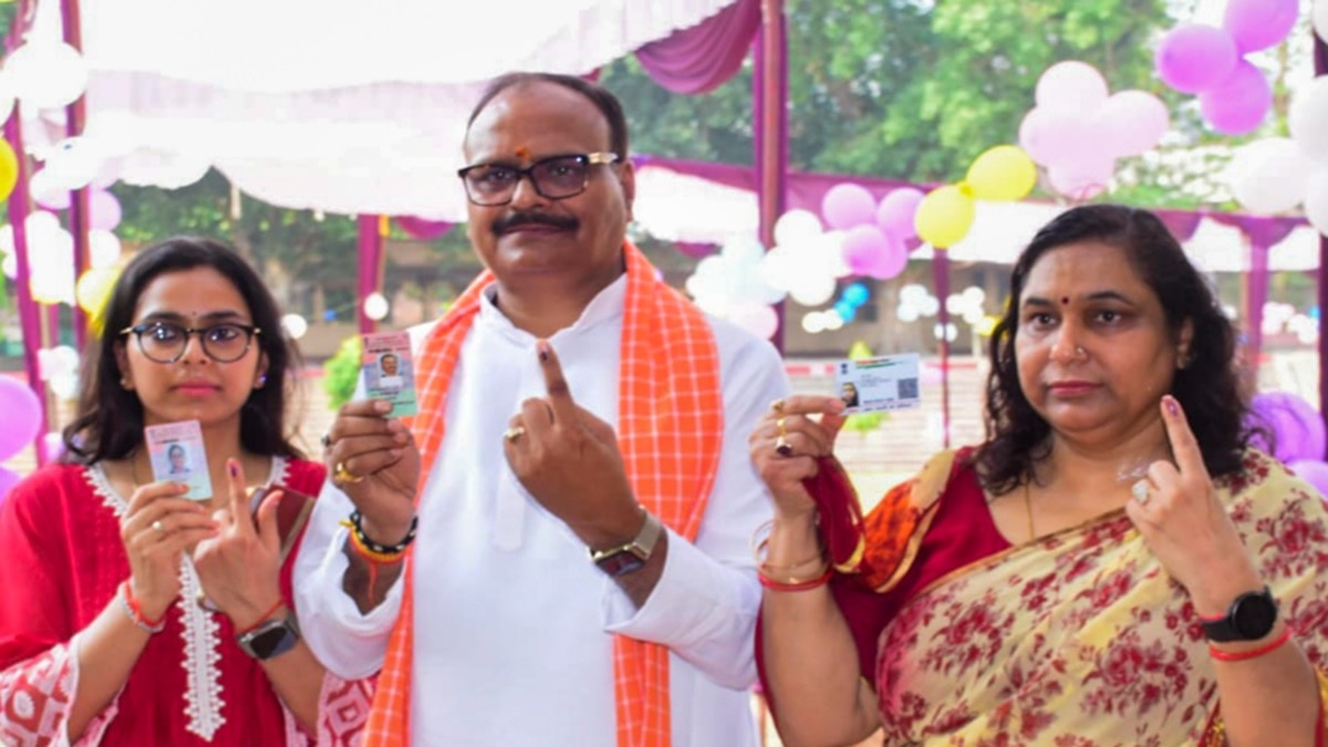 Brijesh Pathak casts vote