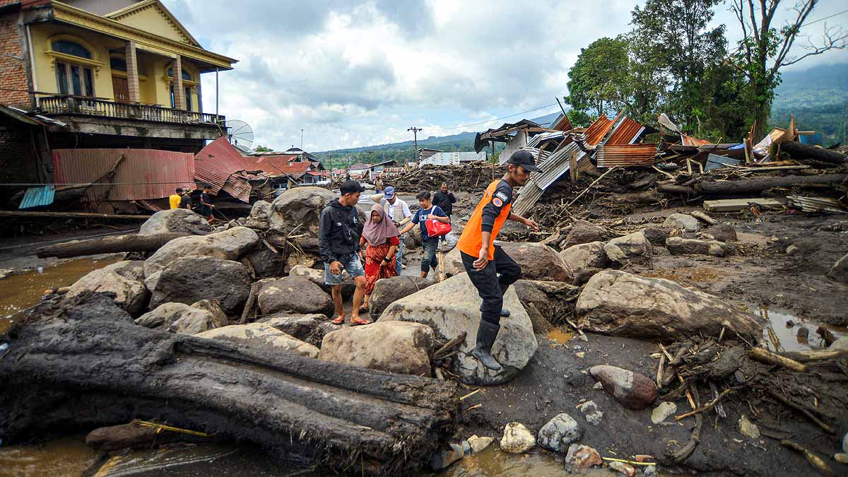 Cold Lava, Flash Flood, Indonesia