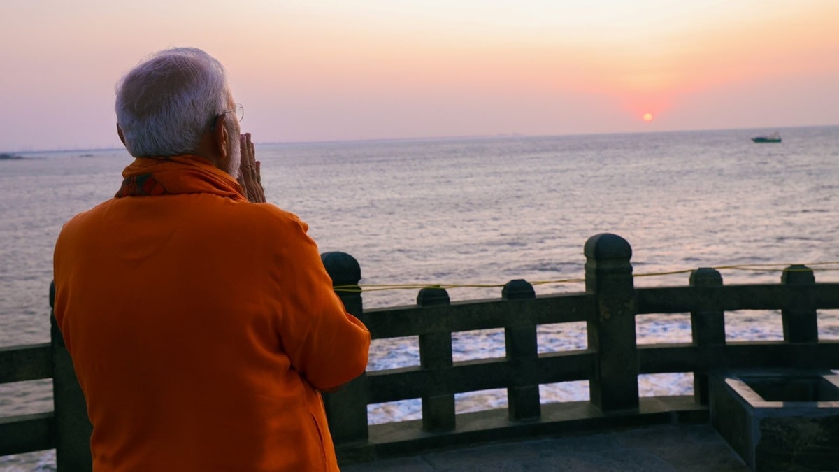  PM Modi post-election meditation