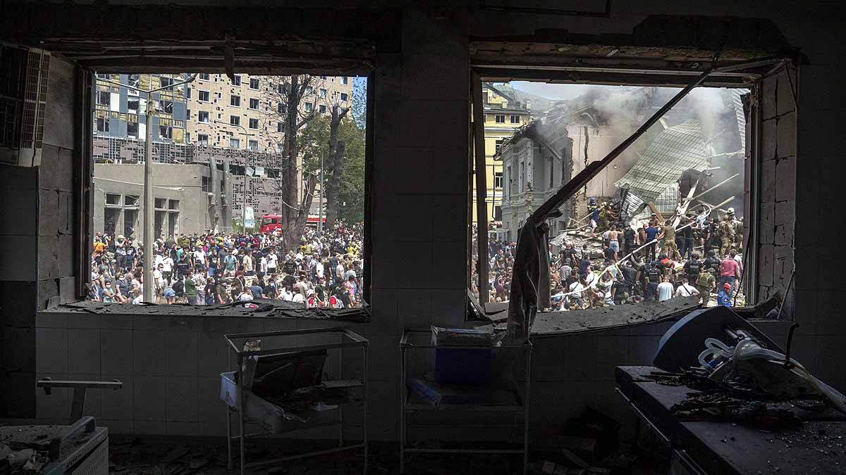 Russia, Missile Attack, Children Hospital