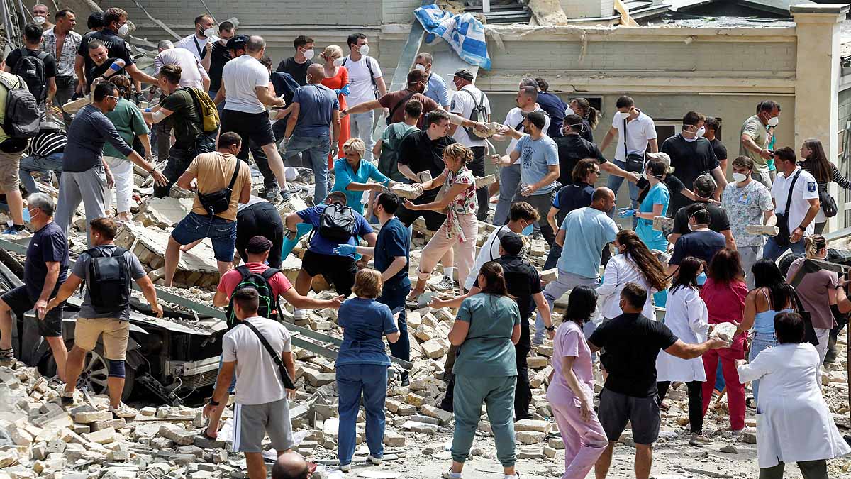 Russia, Missile Attack, Children Hospital