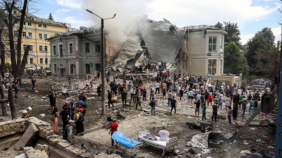 Russia, Missile Attack, Children Hospital