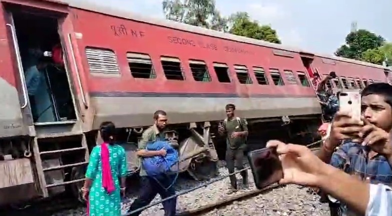 Chandigarh Dibrugarh Express Train accident 