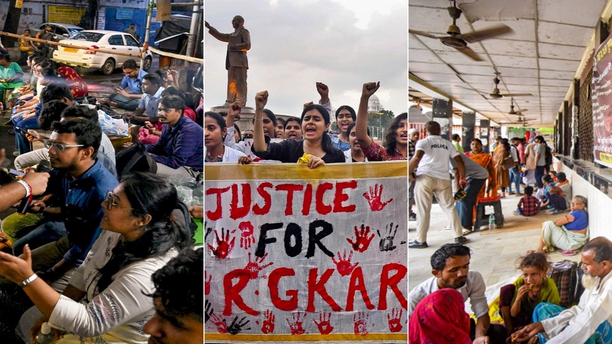 Kolkata Doctor Rape Case: हड़ताल भी, इलाज भी... प्रोटेस्टर डॉक्टर ऐसे मैनेज कर रहे OPD-ICU, मरीज बेहाल, देशभर की तस्वीरें