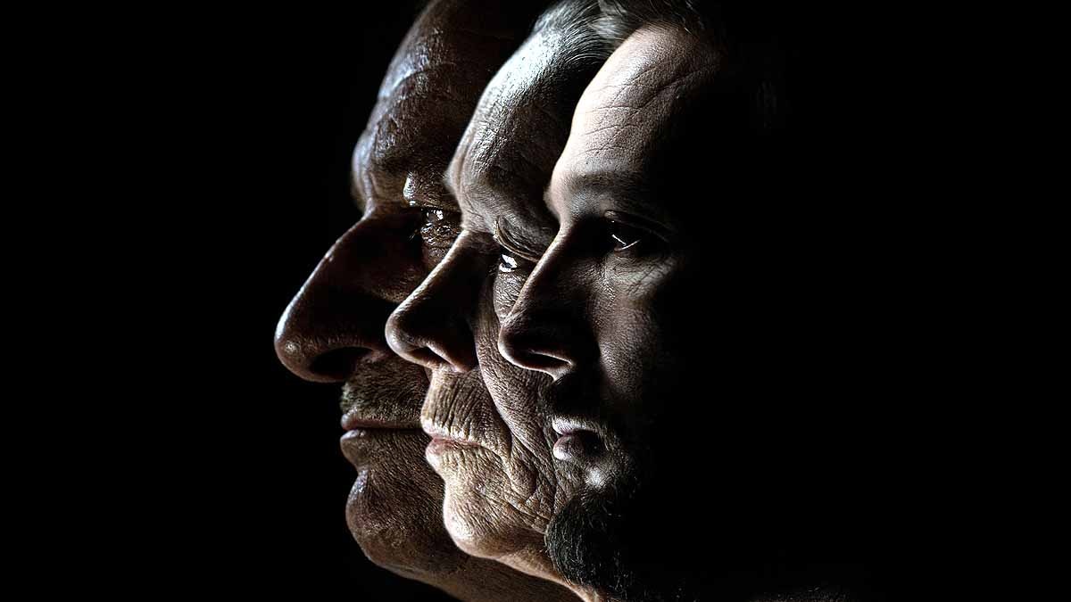 Human Aging in Two Waves