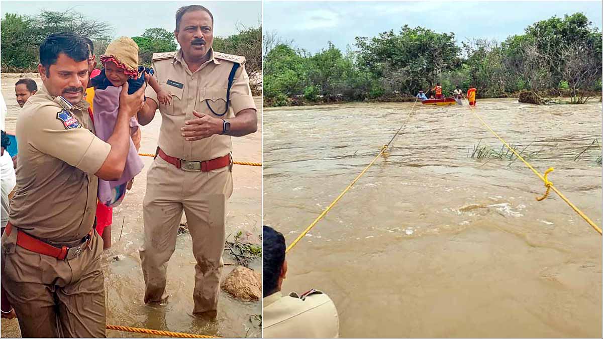 Land Based Cyclone, Severe Rainfall