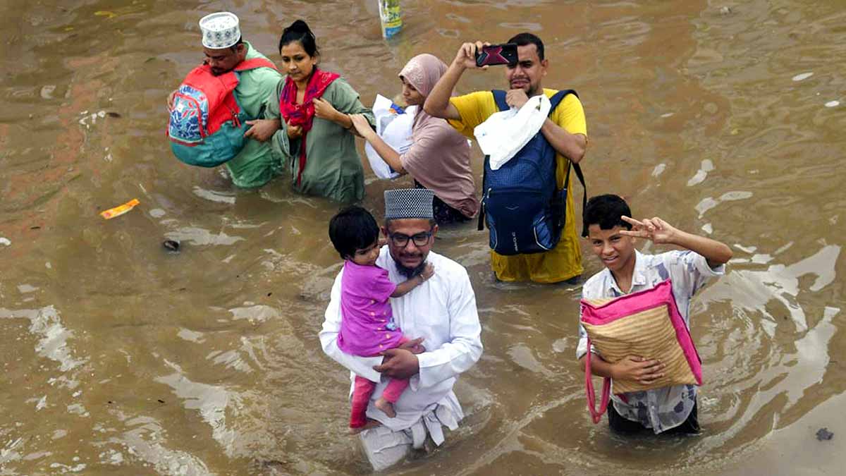 Land Based Cyclone, Severe Rainfall