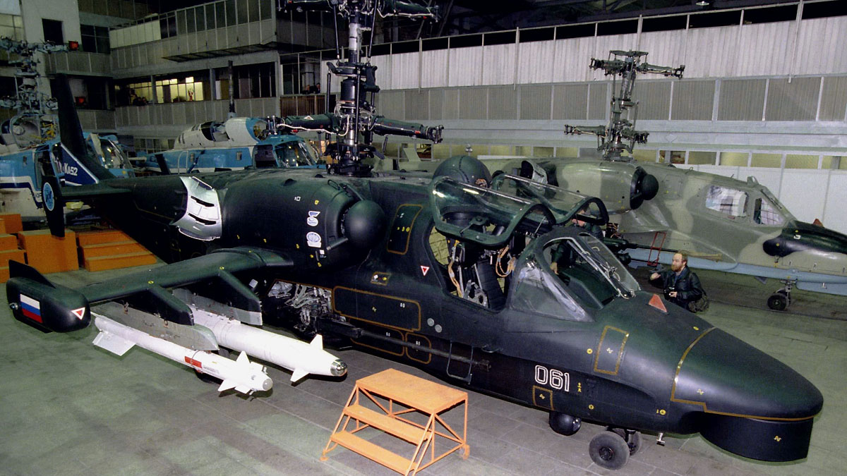 Ka-52 Alligator Helicopter