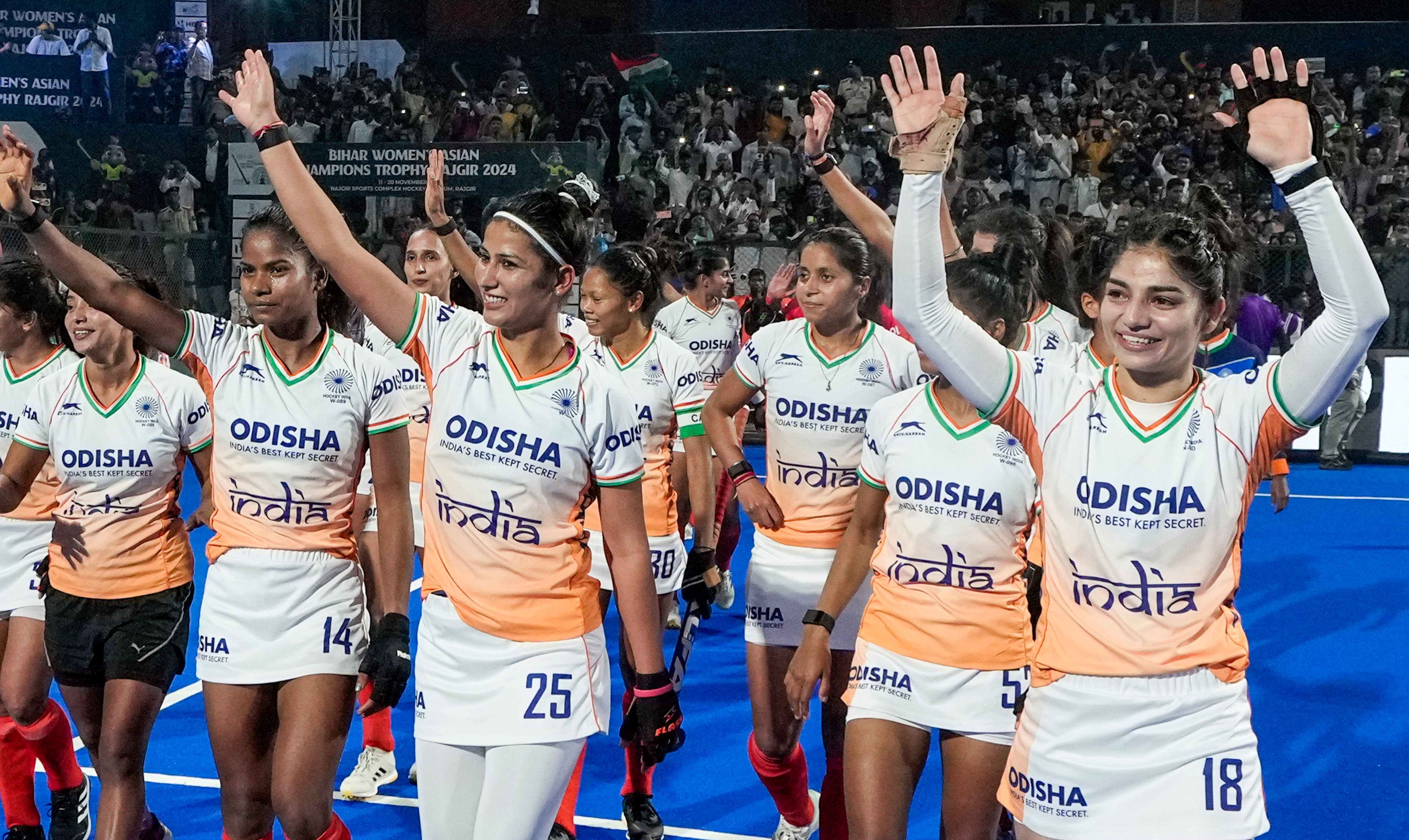  Indian women's hockey team.