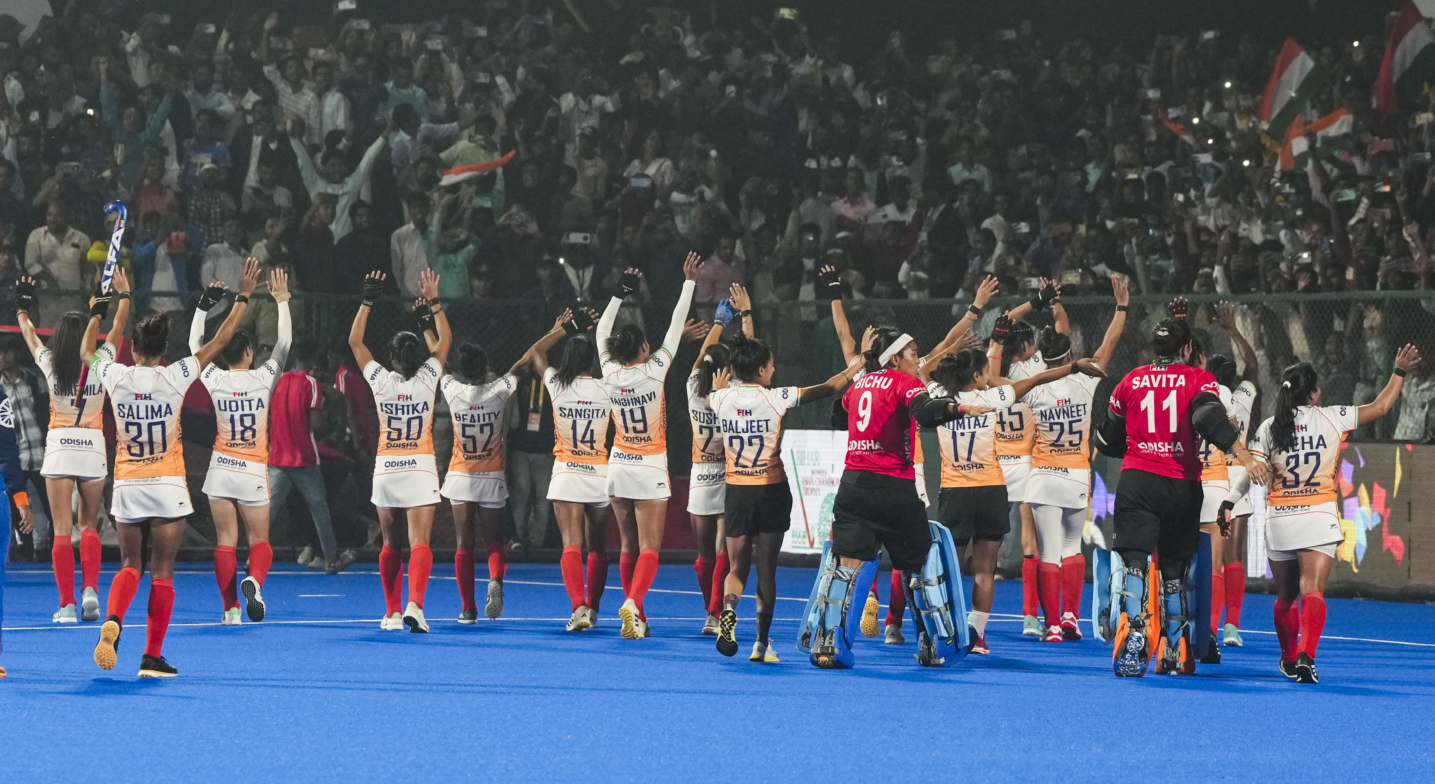 Indian women's hockey team.