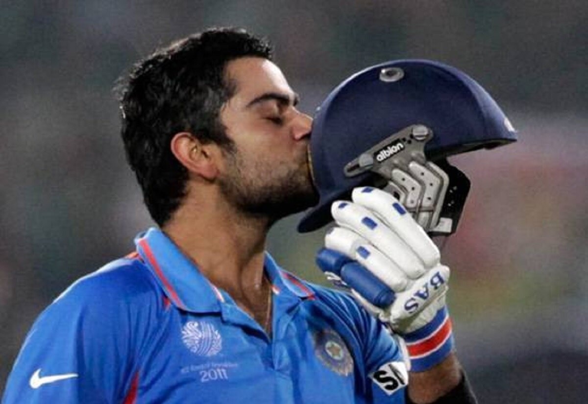 विराट कोहली 2011 वर्ल्ड कप में शतक