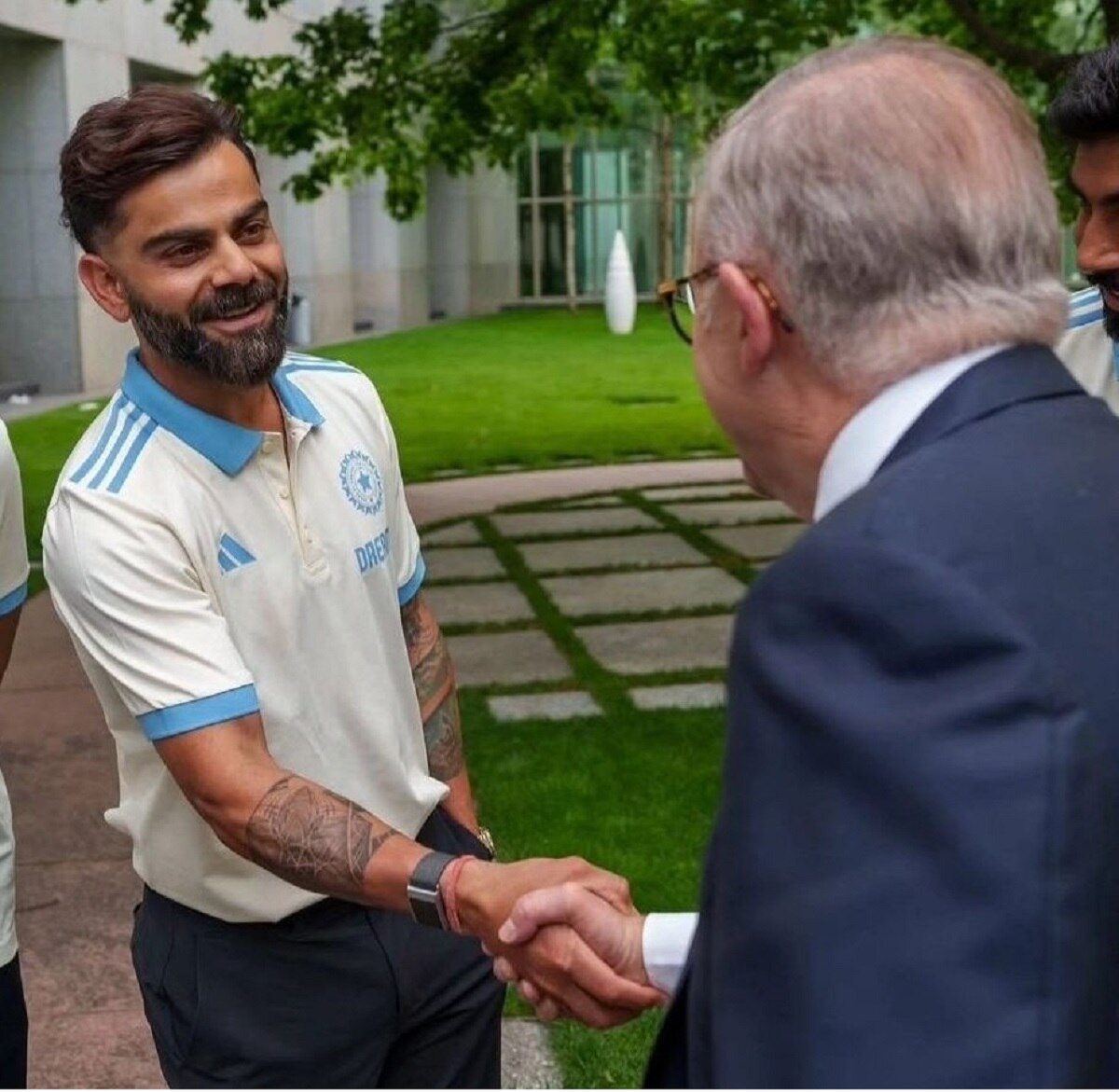 virat kohli with anthony albanese