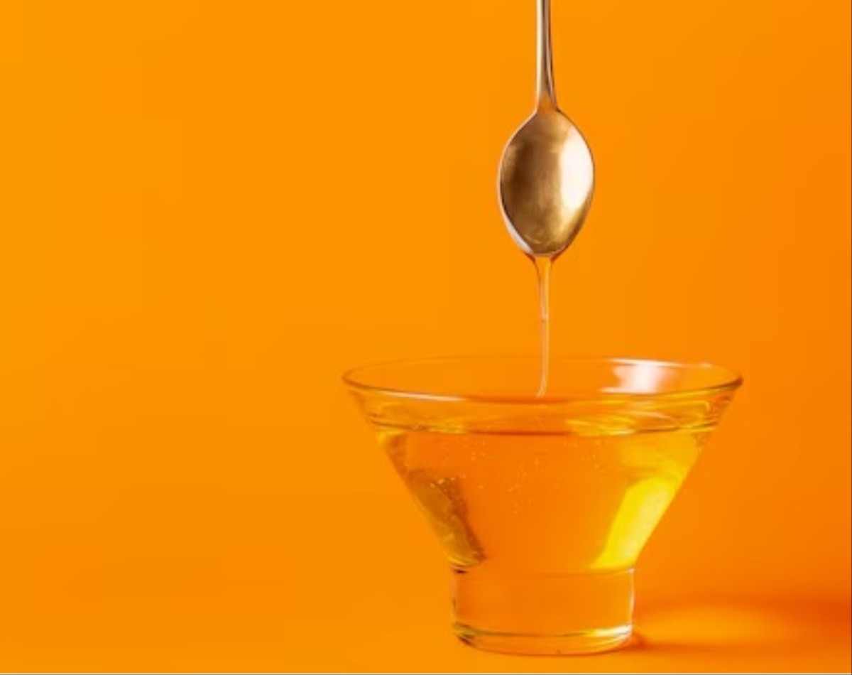 warn water with honey 