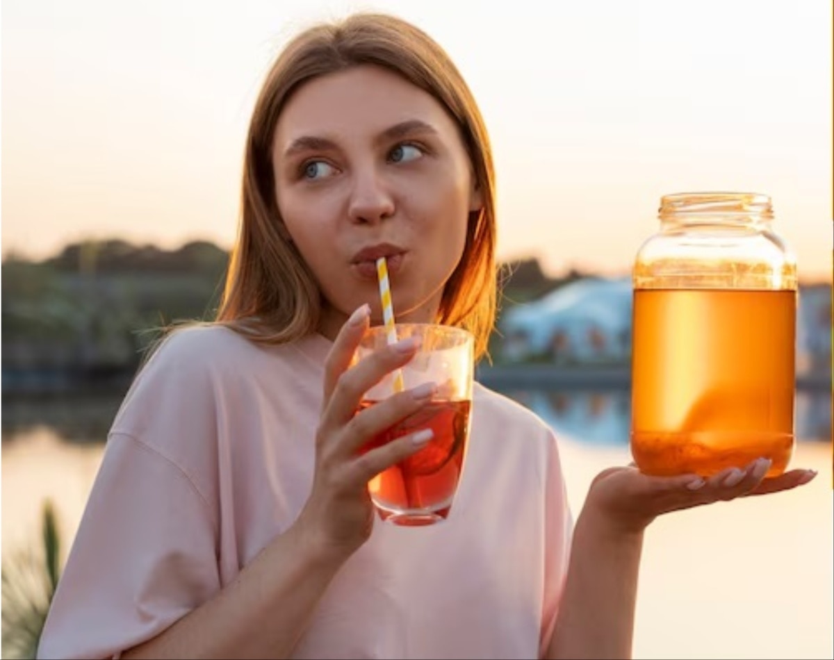 warn water with honey 