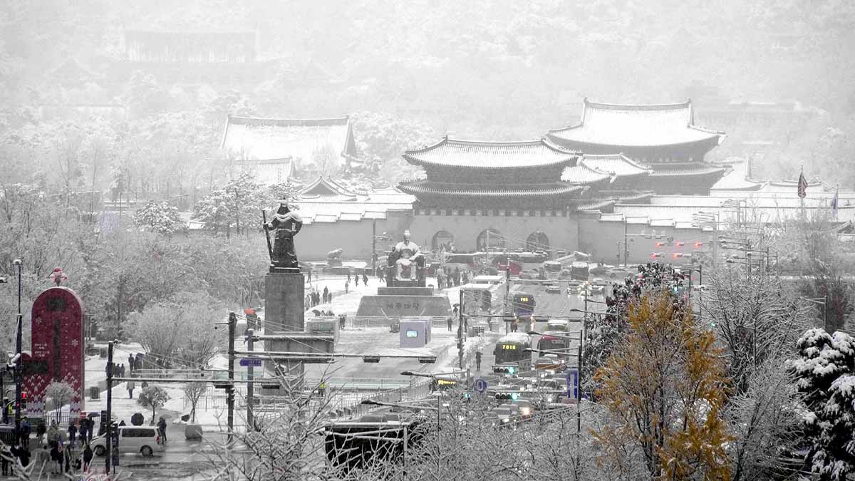 South Korea Snowfall