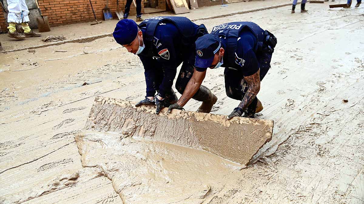 Spain Valencia Flood Mud