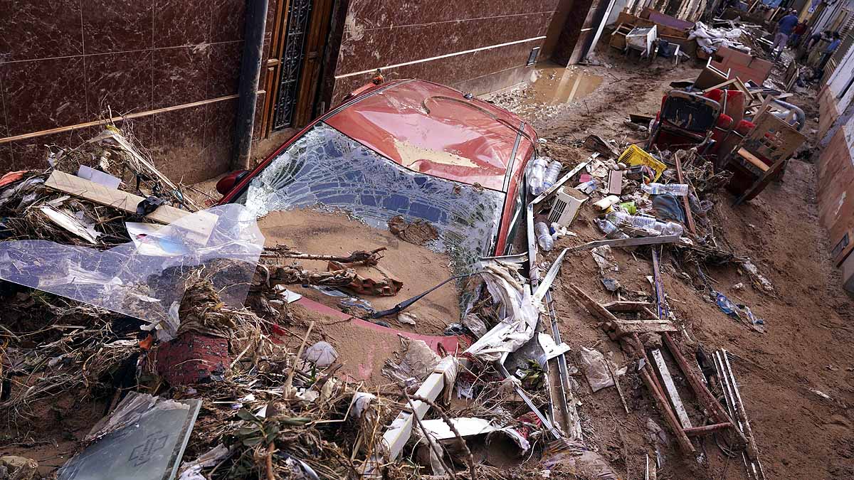Spain Valencia Flood Mud