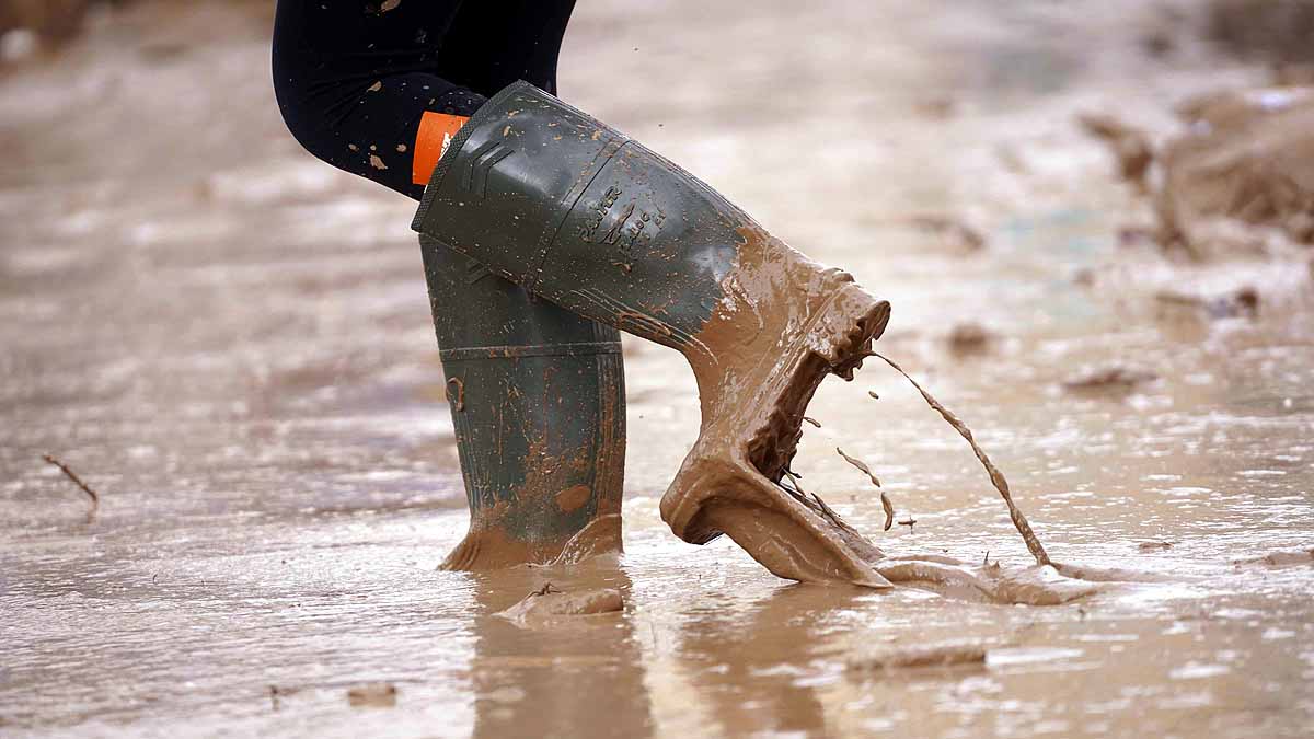 Spain Valencia Flood Mud