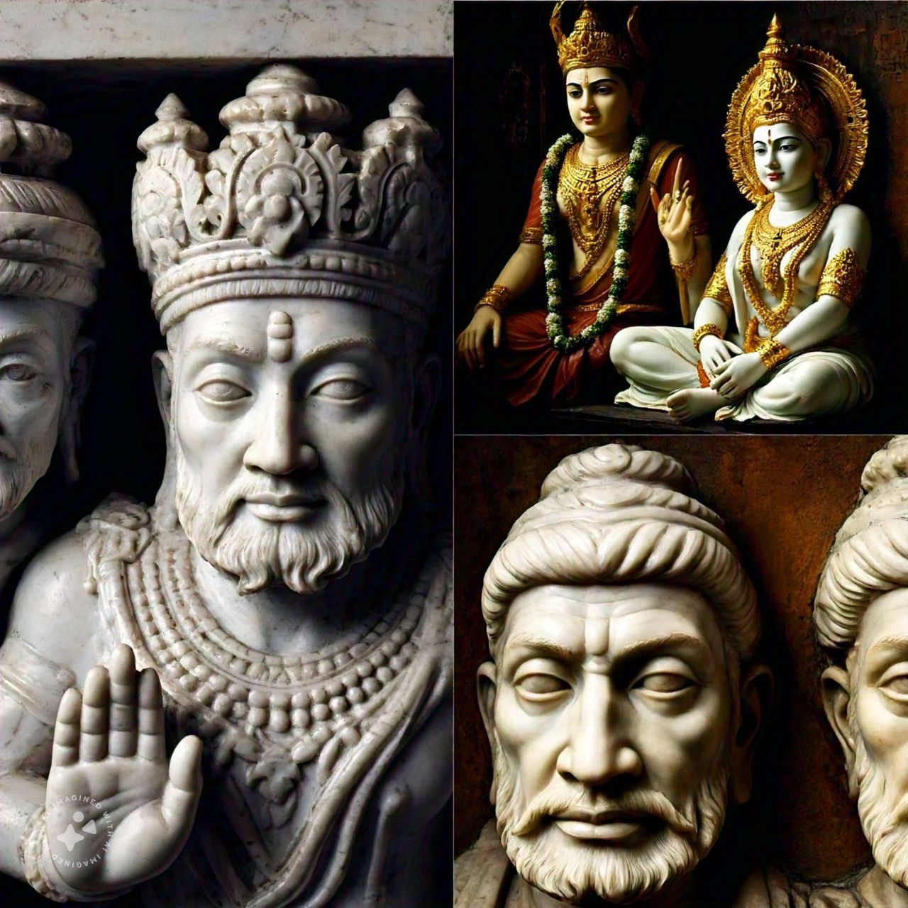 देवी-देवताओं की पुरानी मूर्तियां या चित्र