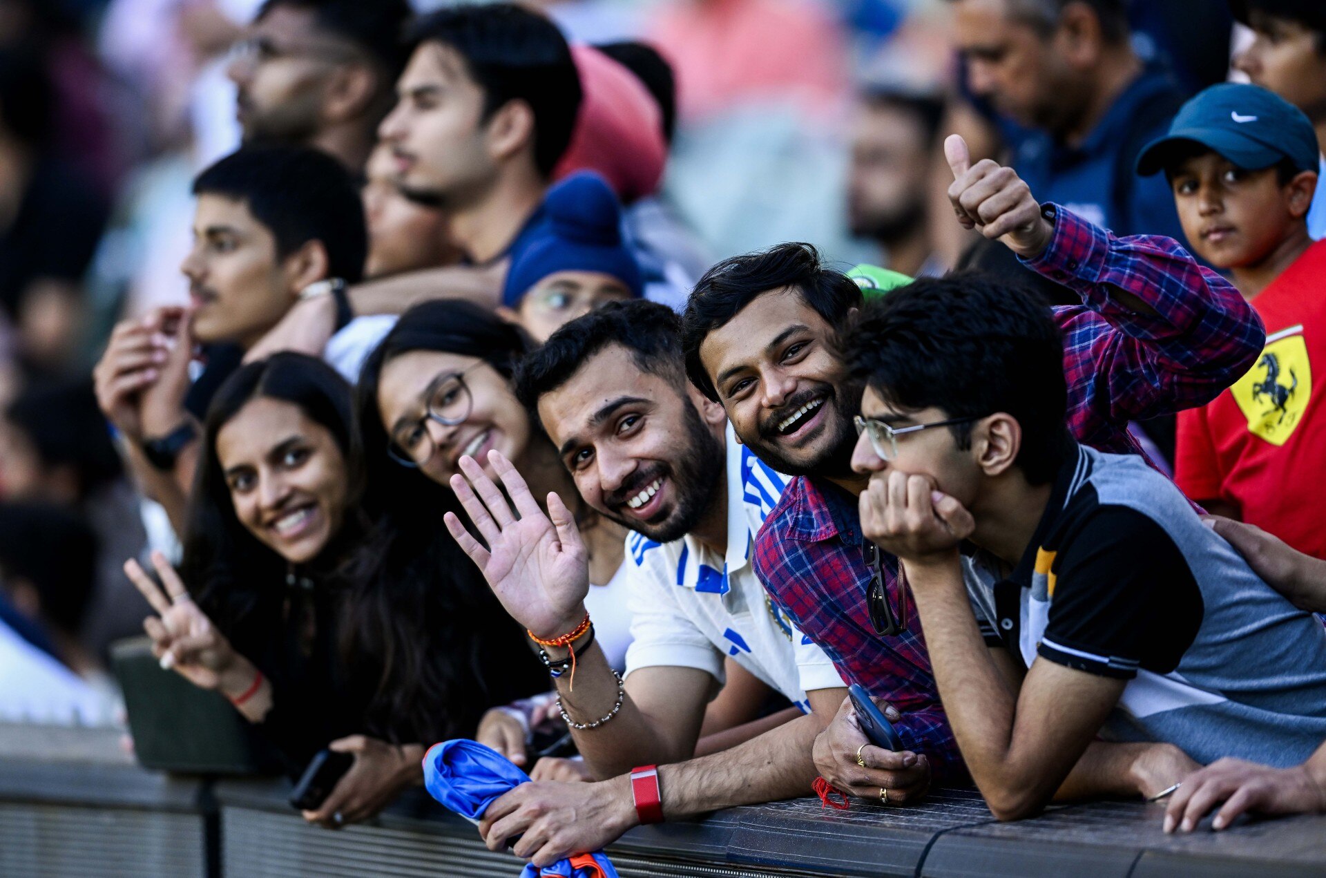 ADELAIDE Crowd chaos-3