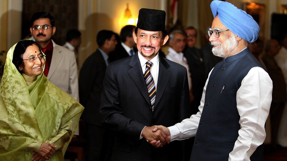 मनमोहन सिंह और ब्रुनेई के सुल्तान