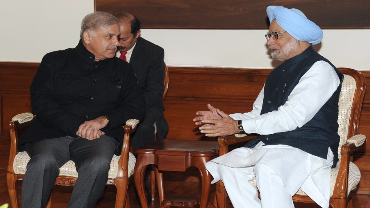 मनमोहन सिंह और शाहबाज शऱीफ