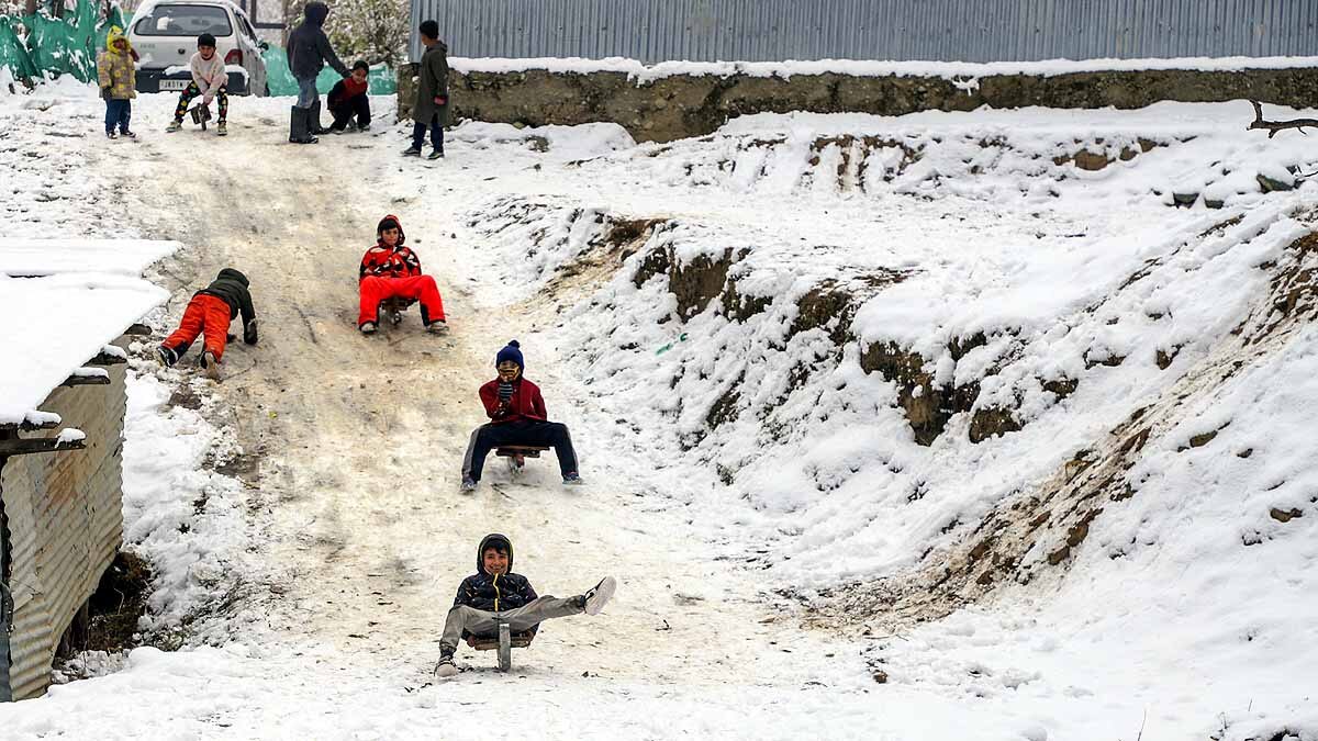 Snowfall, North India, Winter