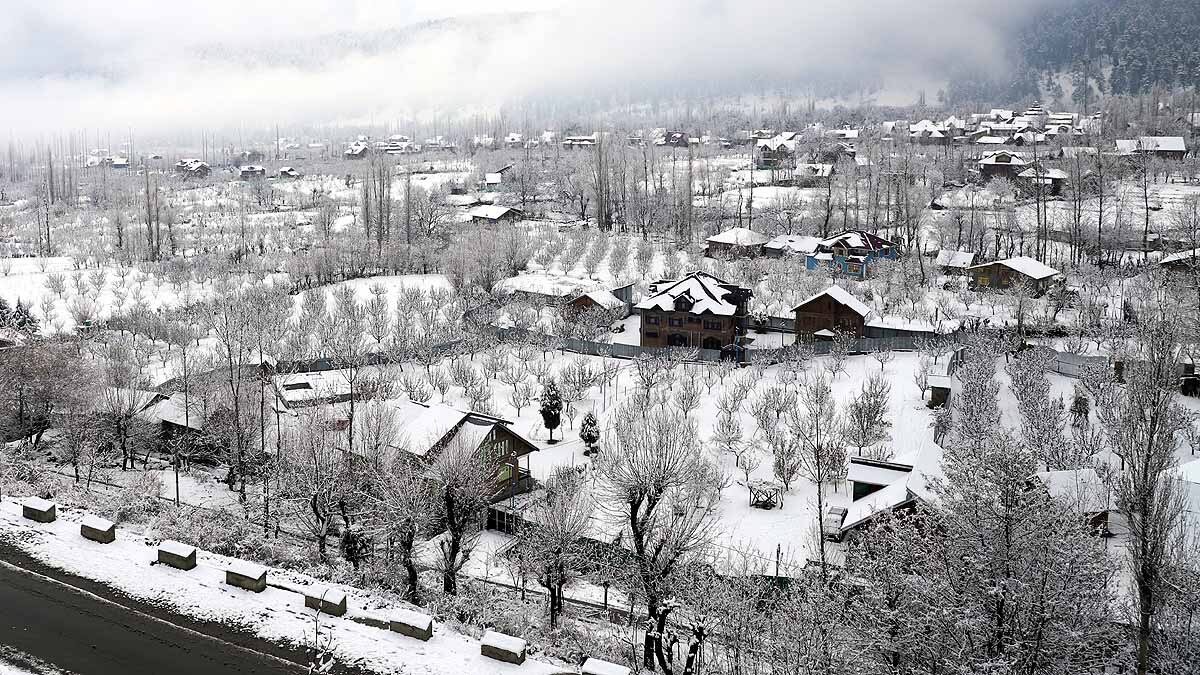 Snowfall, North India, Winter