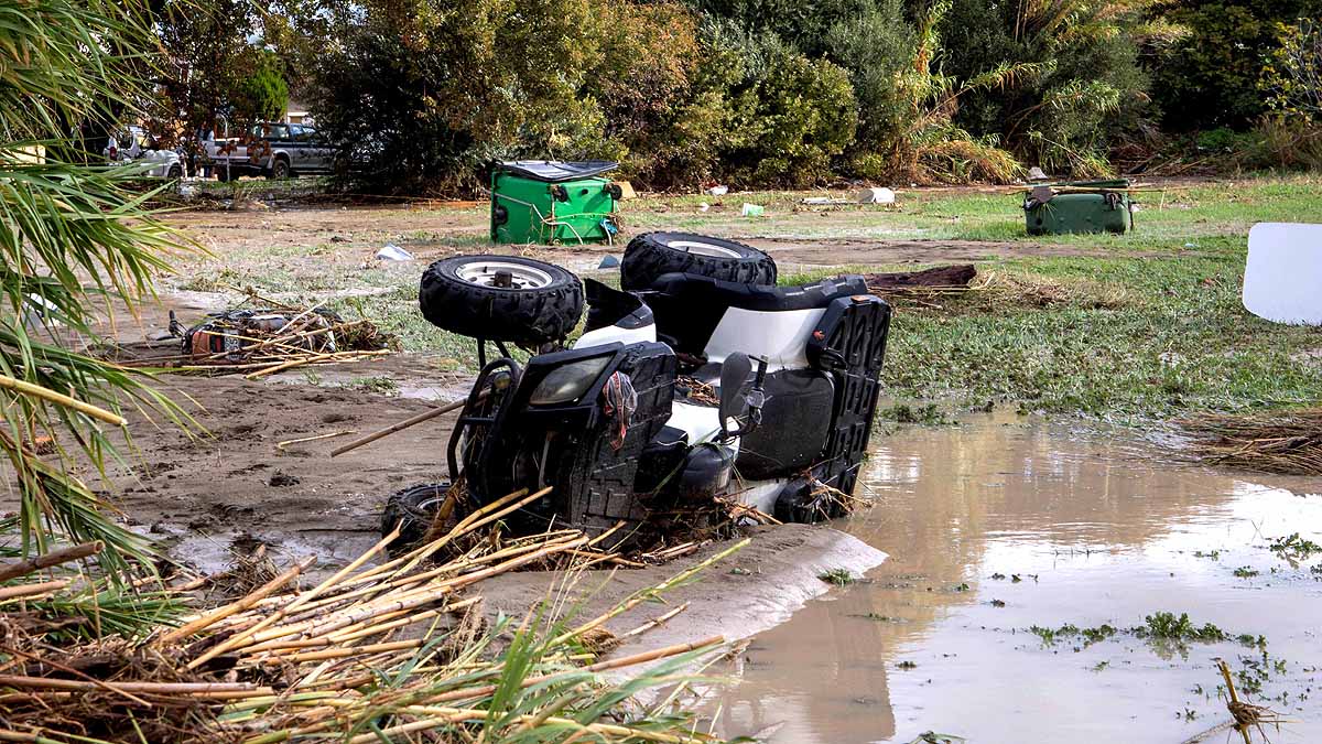 Storm Bora, Greece, Rhodes Island