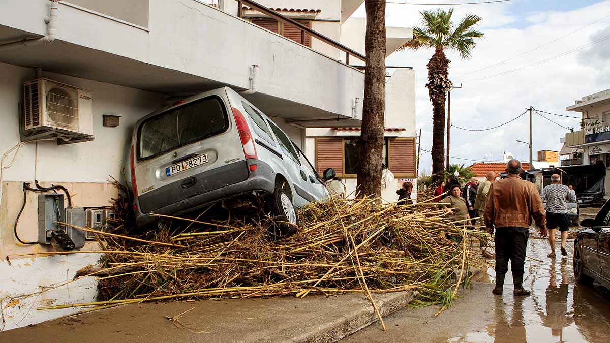 Storm Bora, Greece, Rhodes Island