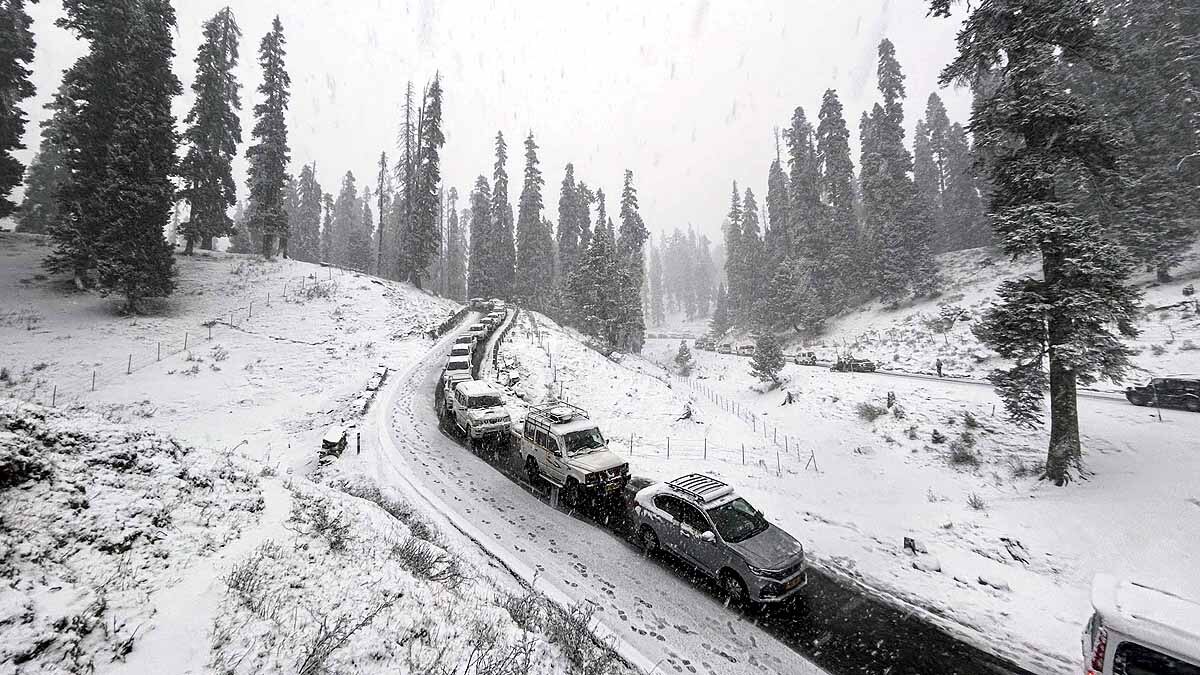 Snowfall, North India, Winter