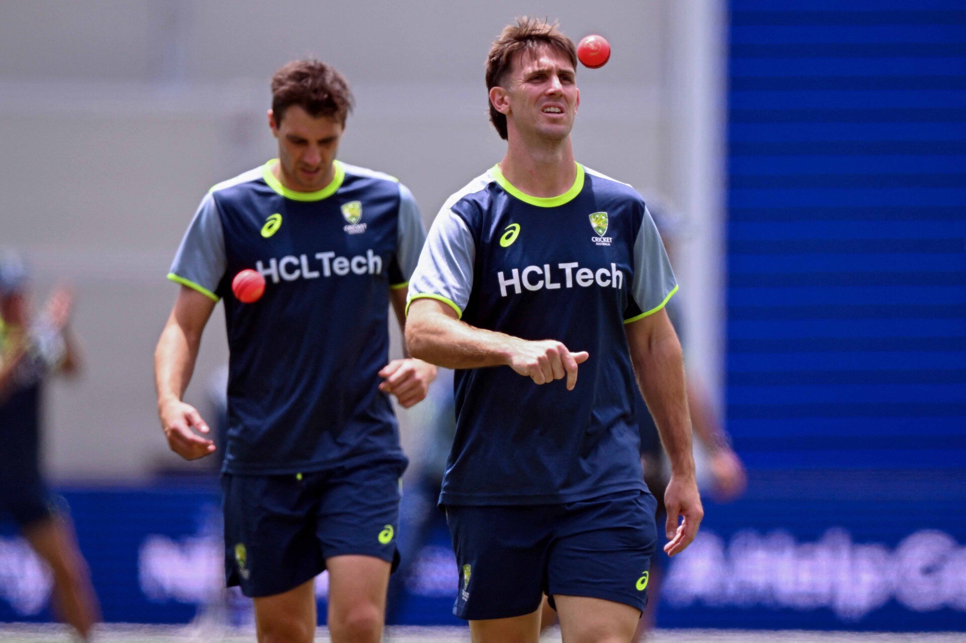 Pat Cummins and Mitchell Marsh