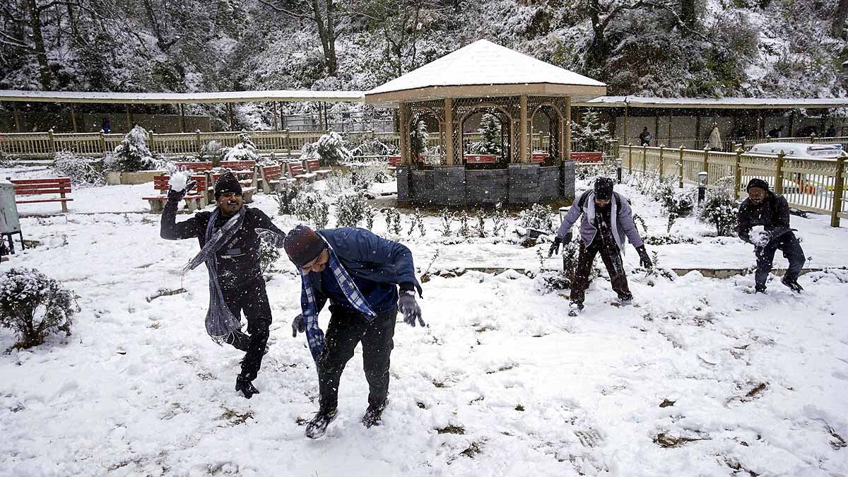 Snowfall, North India, Winter
