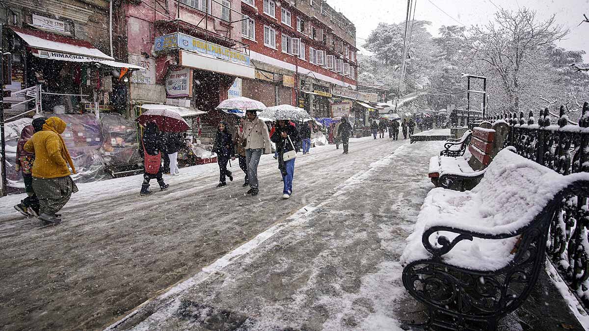 Snowfall, North India, Winter